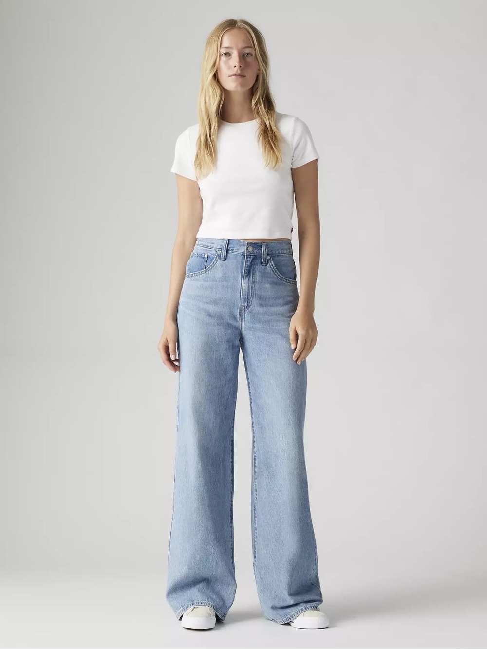 Levi's Women's High-Rise Cinch Baggy Jeans - Invested Indigo Size 29x31 NWT